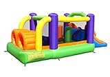 Bounceland Pro Racer Obstacle Bounce House with Dual Slides [Blower NOT Included], Bounce, Climb, Slide All in One, 19 ft x 9 ft x 7 ft H, Great for Big Party, Fun Racing Game for Teams