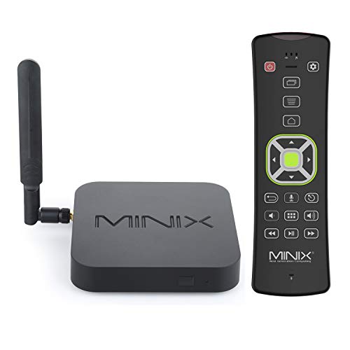 MINIX NEO U9-H +NEO A3 Backlit, 64-bit Octa-Core Media Hub for Android [2GB/16GB/4K/HDR] and Six-Axis Gyroscope Backlit Remote with Voice Input. Sold Directly by MINIX Technology Limited. Backlit