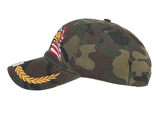 Adjustable Baseball Cap Eagle Hat Usa Adjustable Hat Headdress Dad Cap Hat Sunhat Hip-Hop Flat Snapback Cotton Camouflage #TOP3