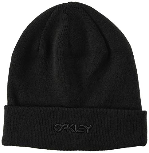 Oakley Men's B1B Logo Beanie, Blackout, One Size