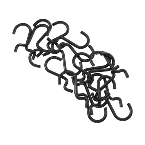 Happyyami 20個 メタルユーティリティフック ペグボード用 ガレージ用 あきボード対応 耐荷重プ 工具収納 整理用掛け具