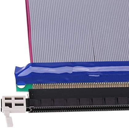 Multibao 16X to 16X PCI-E PCIe Express Extender Extension PC Ribbon Cable Riser Card Cord