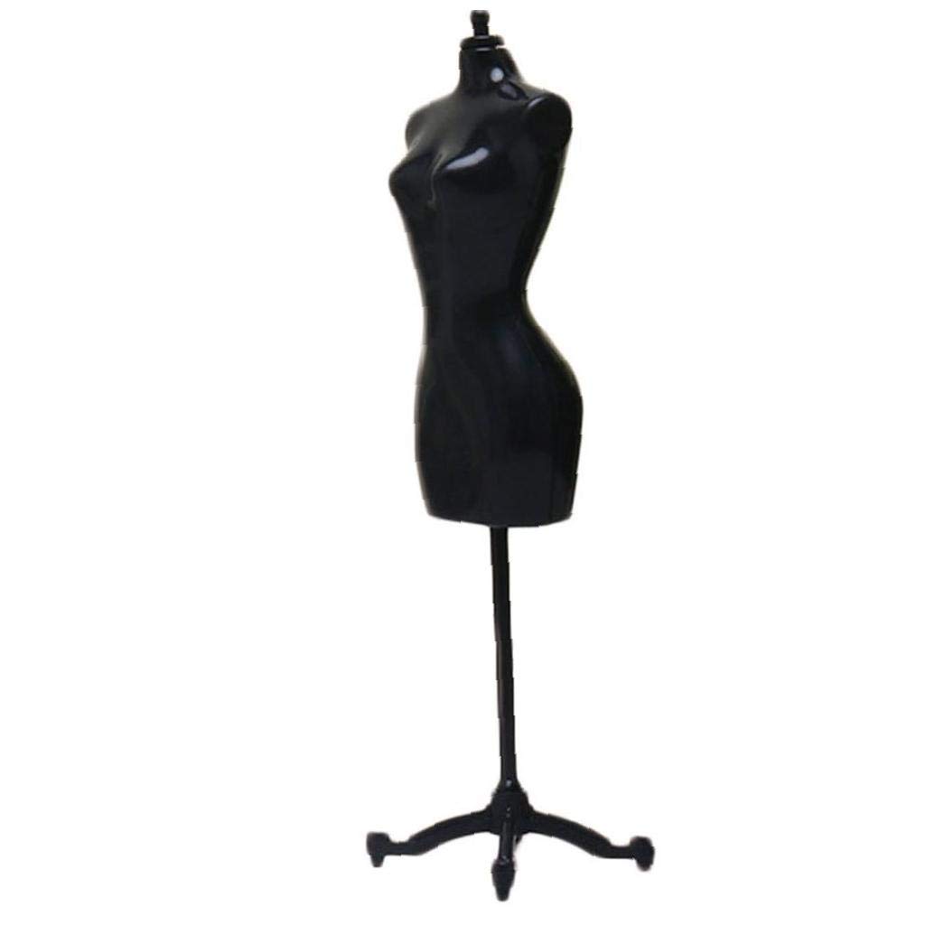 Mini Plastic Demountable Doll Dress Stand Clothes Gown Display Model