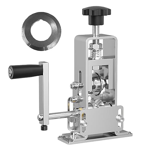 Feiangel ポータブル家庭用ワイヤーストリッパー手動ワイヤーストリッパーツール1-25mmケーブル電動ピーリングマシンハンドクランクサポート付きハンド電気ドリルで使用