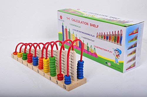 Homies International, Wooden Calculation Shelf for Learning Counting Addition Subtraction Mathematical Functions, Kids Ages 3+ Years, Multi-Color - Image 8 thumbnail