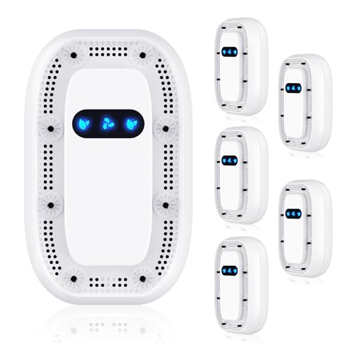 Purificador de aire por 6 unidades, ionizador portátil blanco miniatura 1