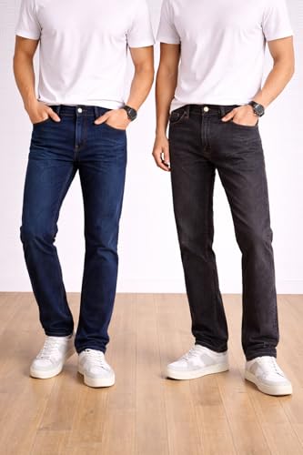 Image of ROTUS Men's Regular Fit Mid Rise Jeans