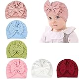 Daysskk Turban Bébé Fille 0-12 Mois Bonnet Bébé Eté Fille Nouveau-Né Bandeau Bébé Fille Ca...