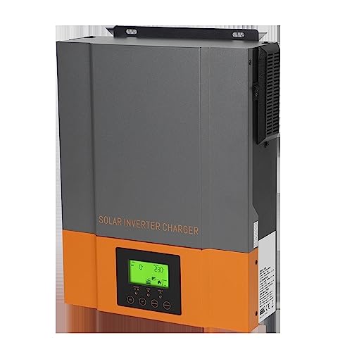 Solar Inverter Hybrid 24V MPPT 150A 80A Convertitore Batteria Onda Sinusoidale Pura Pannello Fotovoltaico Potenza Massima 6KW 3KW Risparmio Sui Costi(3.2KVA 3KW 24V,NO WIFI)