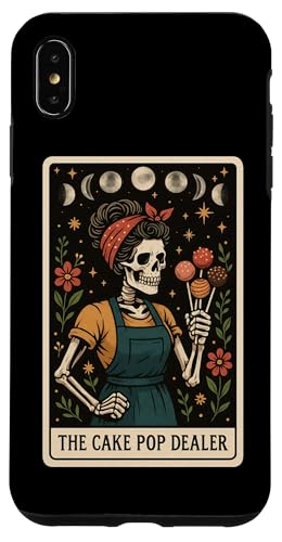 The Cake Pop Dealer Carte de Tarot Motif Lune sorcière Coque pour iPhone XS Max