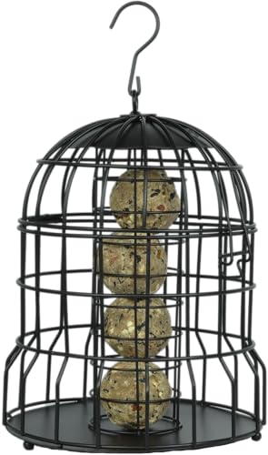 Supa Meisenknödel-Futterspender für Wildvögel, schützt Eichhörnchen und größere Vögel wie Tauben und Tauben