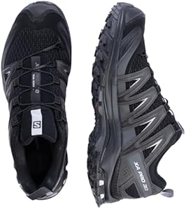 Salomon Tênis de Corrida Masculino Xa Pro 3D Trail, Preto/ímã