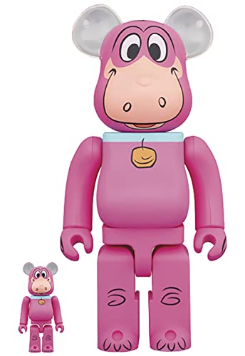 Figurines Dino 100% et 400% Be@rbrick Medicom pour collectionneur de pop culture
