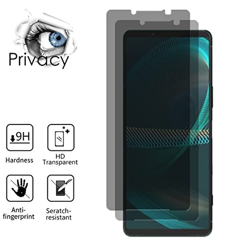 Aiselan For Sony Xperia 5 Iii Anti-Spy Tempered Glass, [2 Pcs] 9H Hardness Anti-Scratch Anti-Peeping Privacy Screen Protector Proteceive Film For Sony Xperia 5 Iii Phone thumb #1