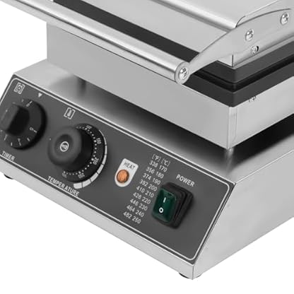 1750W Commercial Electric Waffelmaschine mit vier 4,5 * 4,5-Zoll-Formen Geliefert, Elektrischer Waffelbereiter,Tisch Stehend Waffeleisen Krups Sandwich Waffel Maker, 50~300 ℃, Antihaftbeschichtung – Bild 8