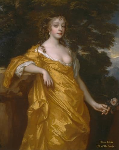 Affiche Toile Diana Kirke par Peter Lely | Peinture Salon 60x90cm