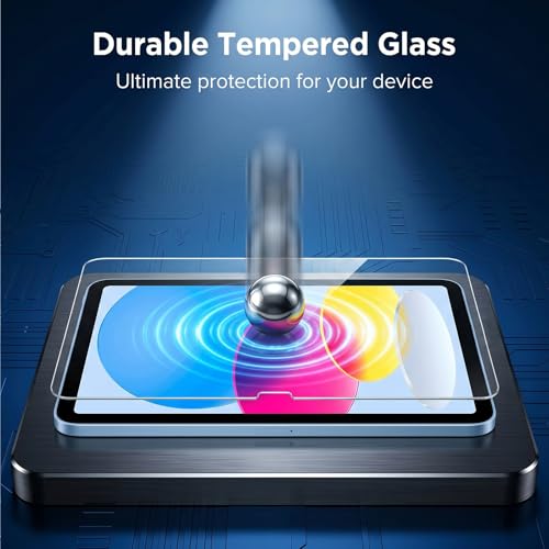FAYOUCZ 2 Pack Screen Protector for iPad 11th Generation A16 (11-inch, 2025) & iPad 10th Generation (10.9-inch, 2022), Tempered Glass, Anti-Fingerprint, 9H Hardness, HD Clear, Case-Friendly by FAYOUCZ - Image 7
