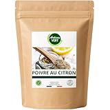 Assaisonnement Poivre au Citron 100g - Mélange Épicé et Citronné pour Poissons, Légum...