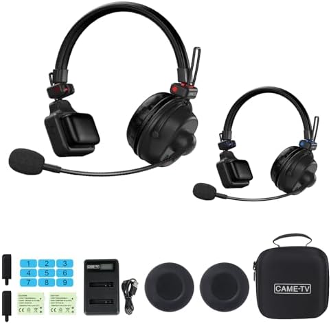 Waero-PRO Casque d'intercom sans fil 1,9 GHz avec réduction du br...
