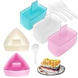 Kit para hacer bolas de arroz, molde clásico de onigiris, molde de arroz y moldes de sushi para almuerzo de niños, comidas en caja de bricolaje en casa