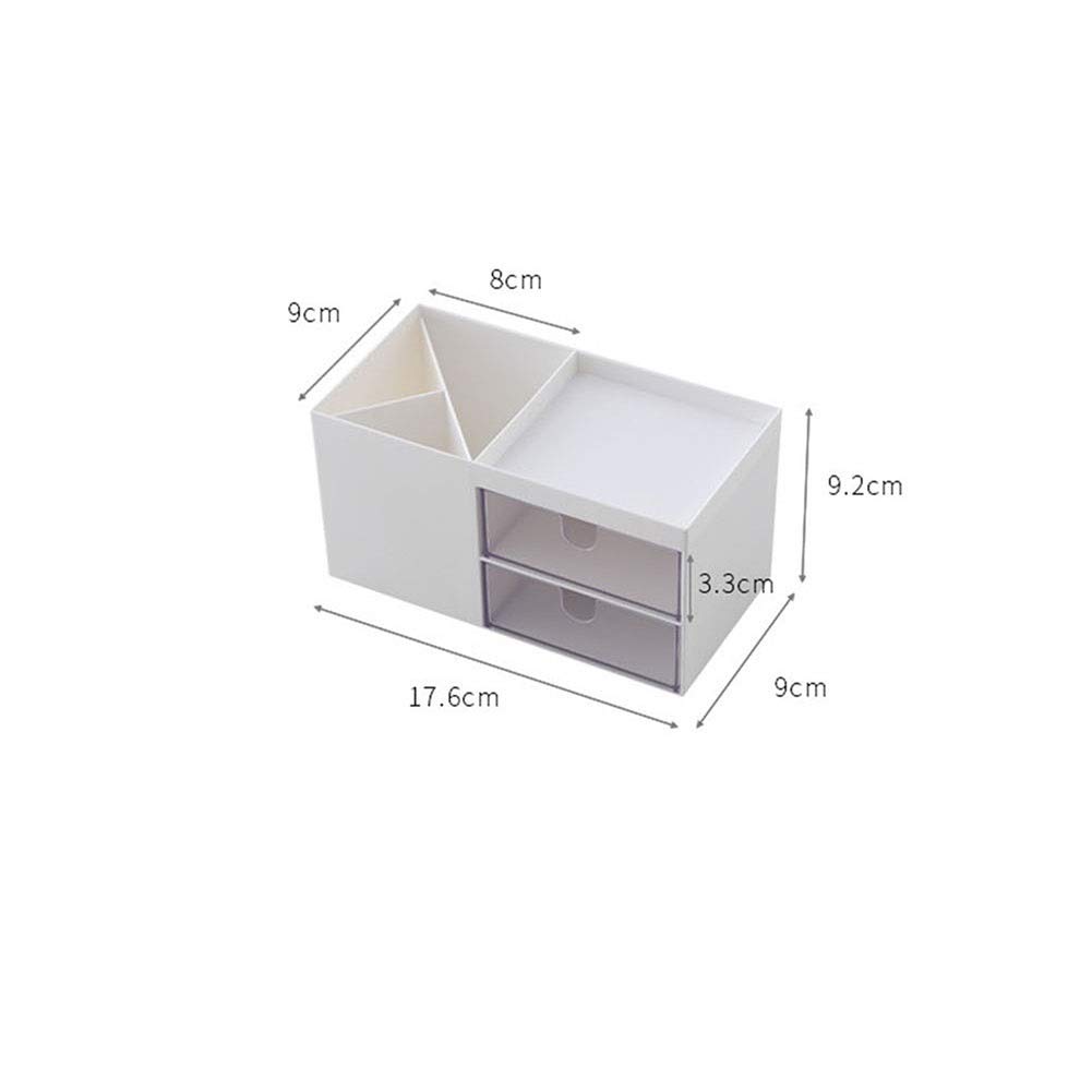 Plastikowe szuflady do makijażu Organizer Box, wielofunkcyjny organizer biżuterii do makijażu Akcesoria kosmetyczne Pudełka do przechowywania makijażu (kolor: różowy)