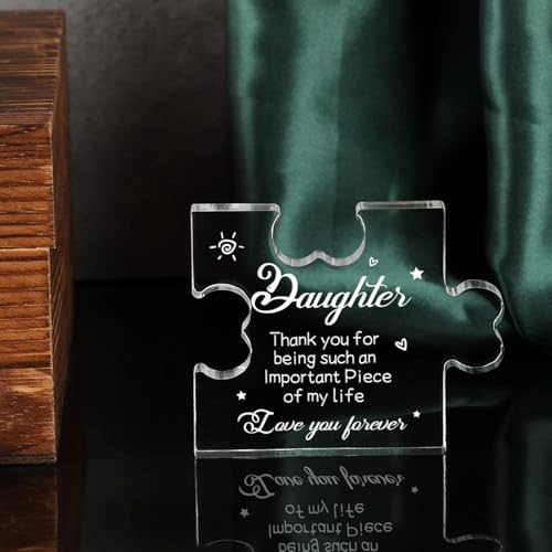 Image of Heart shaped plaque gift (Daughter)