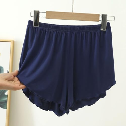 Ruffle Pajama Shorts Comfy Modal Sleeping Shorts Sleepwear Lounge Pj Bottoms with Elastic Waist Sleep Pajamas2