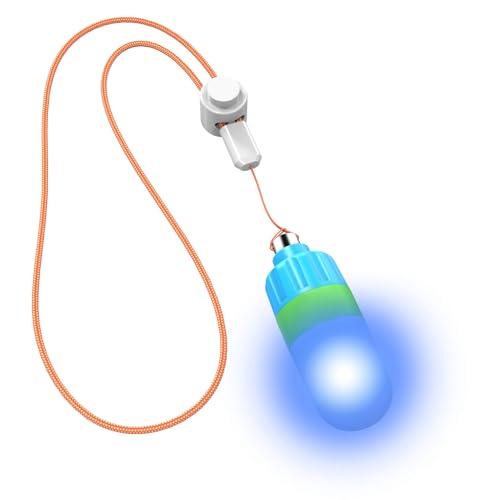 Luz de señal de buceo, luz estroboscópica de buceo, luces de buceo LED compactas, equipo de iluminación subacuática de 2 modos, resistente iluminación SOS, posicionador de lámpara de exploración para