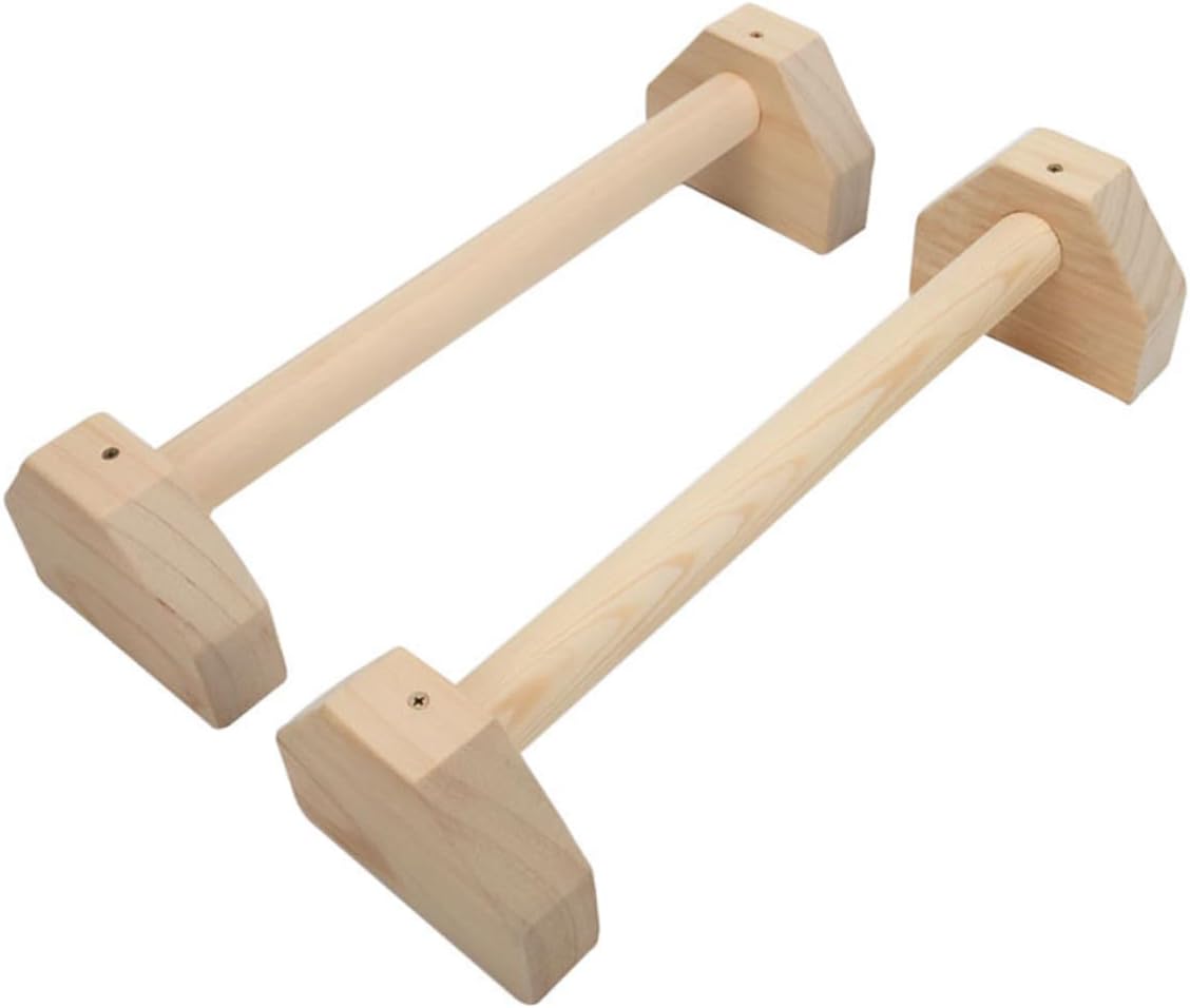 Muscle Exercise Equipment Strength Training Device Wooden Push-up Handles for Floor Home Fitness Equipment Horizontal Bar