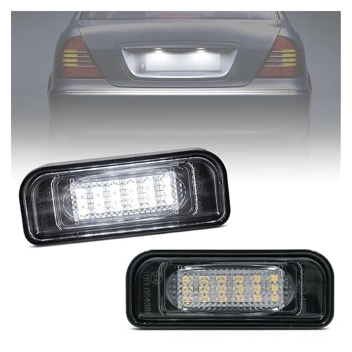 Luz matrícula LED para Benz Clase S W220 S350 S430 S500 2 piezas 4