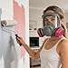 Full Face Respirator Mask with Filters, Full Face Gas Mask (Reusable), Paint Mask, For Sanding, Paint, Spraying, Welding and Other Work.
