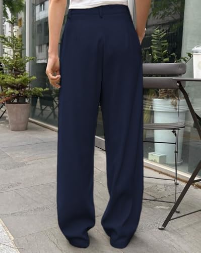 Image of KOTTY Womens Solid Stylish Maritime Blue Pant