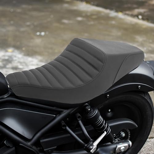 Asiento Retro para Motocicleta Ergonómico de Piel Sintética con Fácil Instalación 6