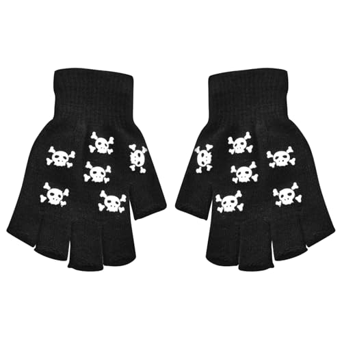 Gants de cyclisme squelette idéal cadeau de Noël enfant