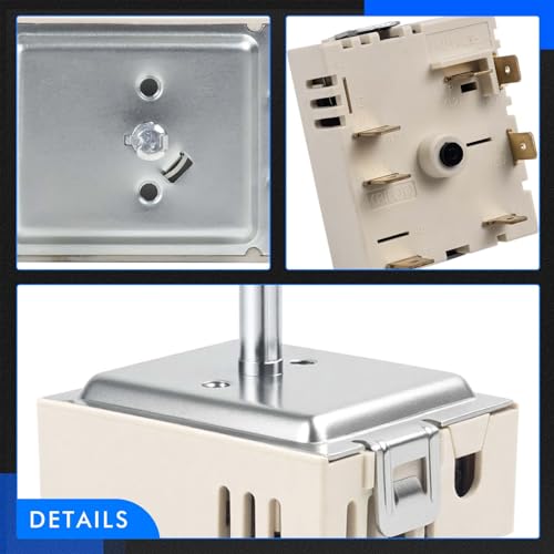 Image of New DG44-01006B Range Surface Element Control Switch Fit for Samsung Electric Range - Oven /Stove, Better Than Oem Quality, PER001-12 D Fits Model NE59J7750WS NE58K9850WS NE59M4310SS and More