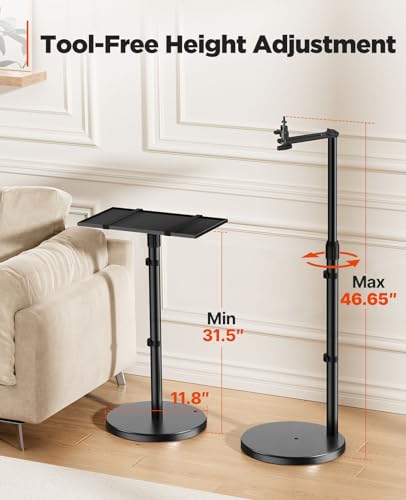 Amada Homefurnishing AMPS04 Height Adjustable Projector Stand 32"-47", Projector Floor Stand With 3 Mounting Options thumb #5