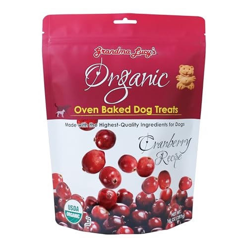 Grandma Lucy's Organic Oven Baked Dog Treats - Cranberry, 14 oz