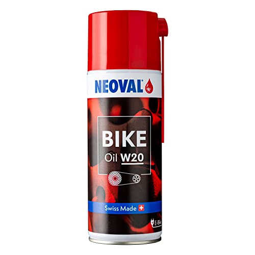 NEOVAL BIKE-OIL W20 (400ml) Fahrrad Öl Spray • Schmieröl für...