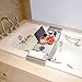 Produktbild LIZHAIMING Grau Teleskop Griffige Wasserdicht Badewanne Caddy, Bambus Badewanne Brett Stehen, Ipad Tablet Laptop-Mobiltelefon-Buch Kerzenhalter