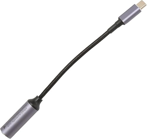 Miniatura 7 de Diyeeni DC 5.5x2.5mm to USB C Power Cord, Input to USB C Male Power Charging Cable, with Auto Identification, Compatible with Tablets, Phones,