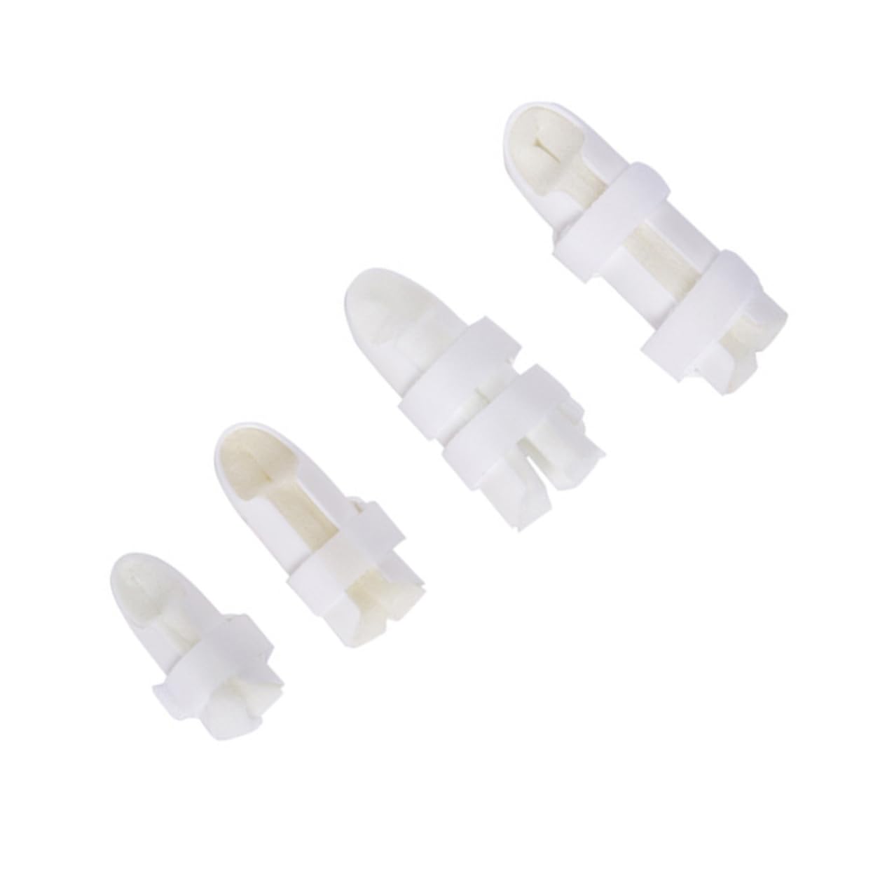 FOMIYES Sets Finger Brace Support Hook Loop Straps for Fracture Breathable Comfortable Injury Protection Pcs