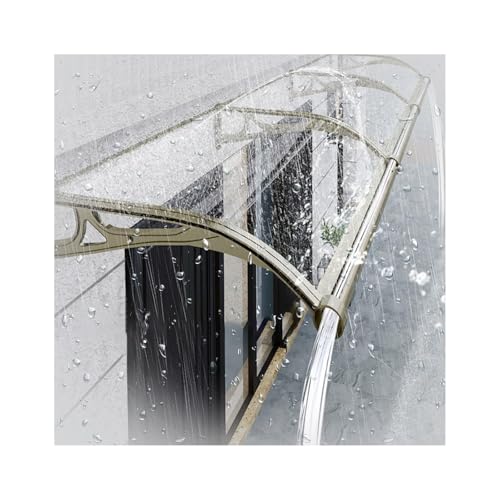 Auvent de porte extérieure pour terrasse : abri de pluie silencieux 10