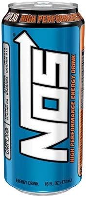 NOS Energy Drink Case 24 (Original), 16 oz