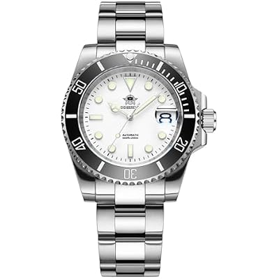 ADDIESDIVE Automatic Wristwatch for Men, Diver Watch 200M/300M, Mechanical NH35a, Stainless Steel Bracelet MY-H3-2