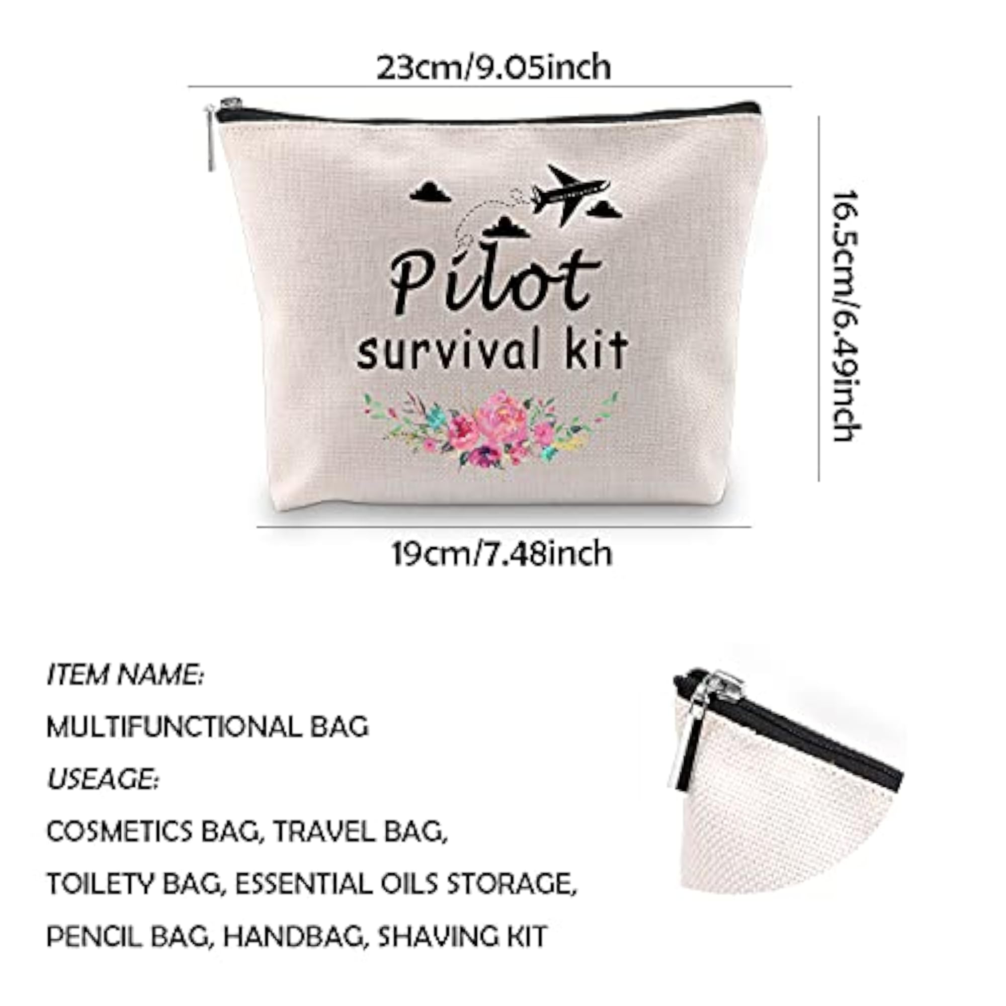 Pilot Survival Kit Zipper Pouch