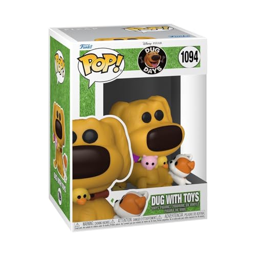 Funko Pop! Disney: Dug Days - Dug With Toys - Up - Figura de Vinilo Coleccionable - Idea de Regalo- Mercancia Oficial - Juguetes para Niños y Adultos - Movies Fans - Muñeco para Coleccionistas