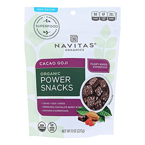 Navitas Naturals Snacks - Organic - Power - Cacao Goji - 8 oz - case of 12 image 2