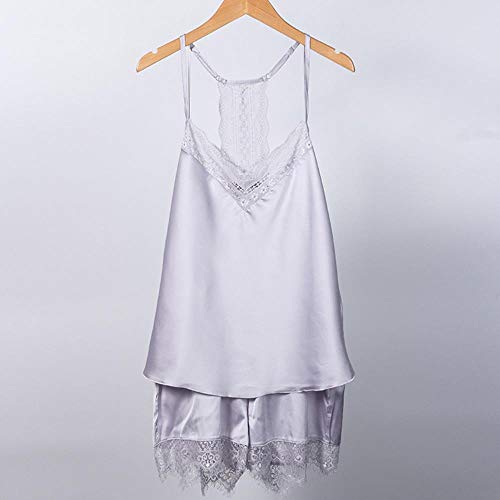 TONGTONG Manchon Transparent Chemise de Nuit des Femmes de vêtements de Nuit de qualité Contient Lingerie Sexy Adulte Sexy Pyjama Trois pièces,K,XL Cover