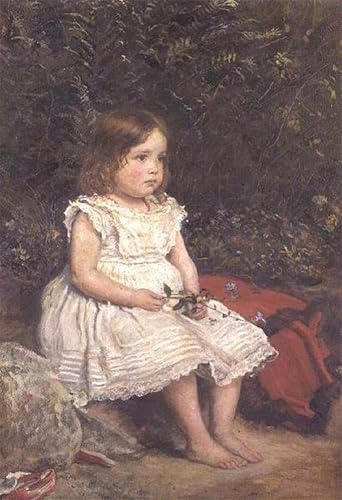 Portrait d'Evelyn Laees John Everett Millais Art Mural Classique Poster 60x90cm