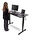 Stand Steady Tranzendesk 55 Inch Standing Desk | Height Adjustable Sit to Stand Workstation with Removable Crank Handle | Ergonomic Desk Great for Home & Office! (55.6